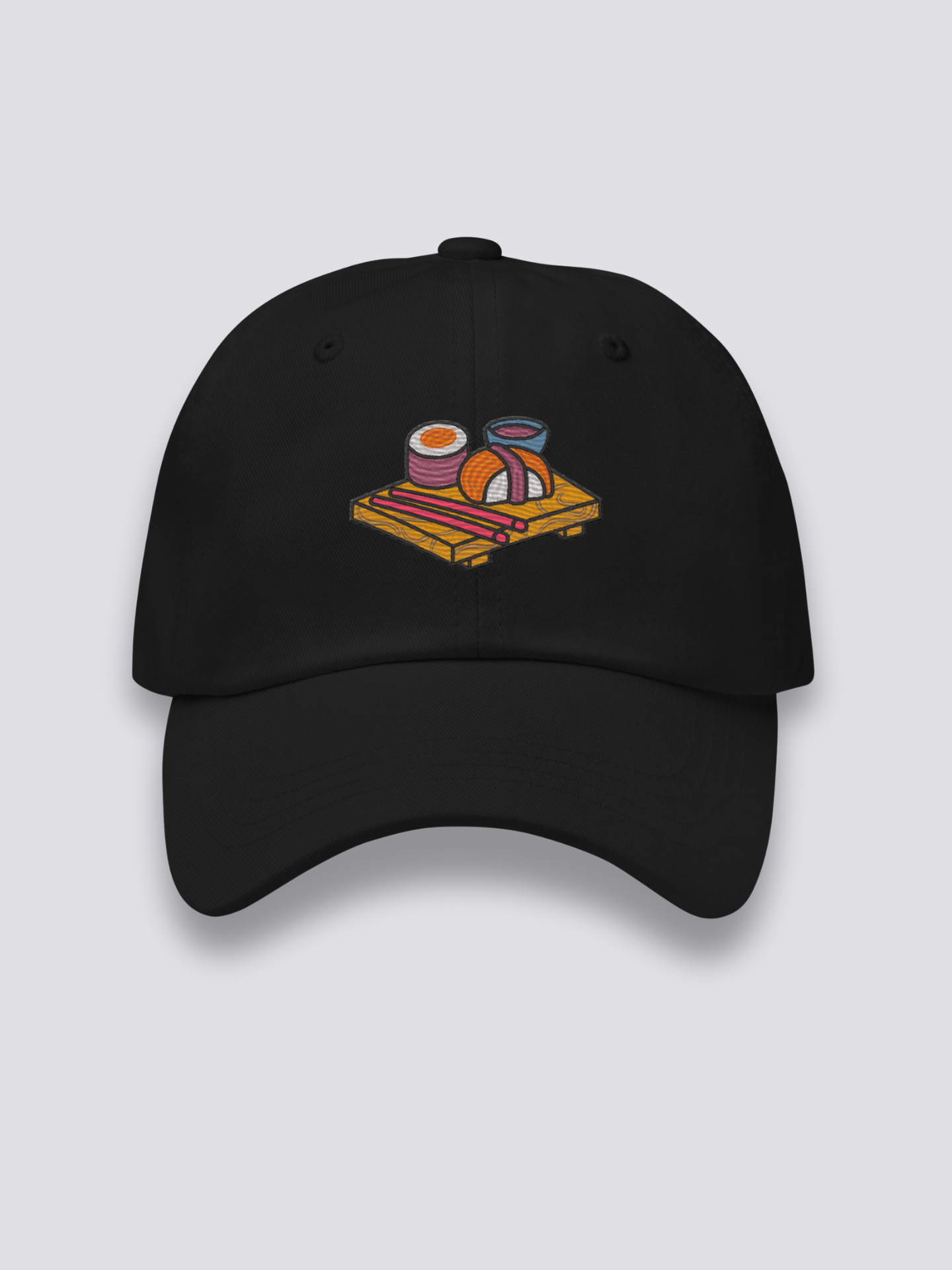 Gorra Maki Nigiri Negro - Ropa Japonesa