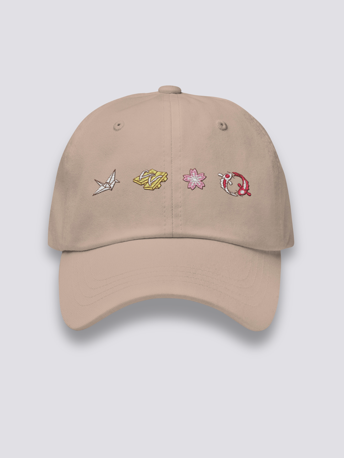 Gorra Motivos Japoneses Crema - Ropa Japonesa