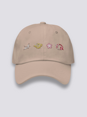 Gorra Motivos Japoneses Crema - Ropa Japonesa