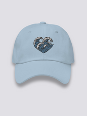 Gorra Olas Japonesas Azul Claro - Ropa Japonesa