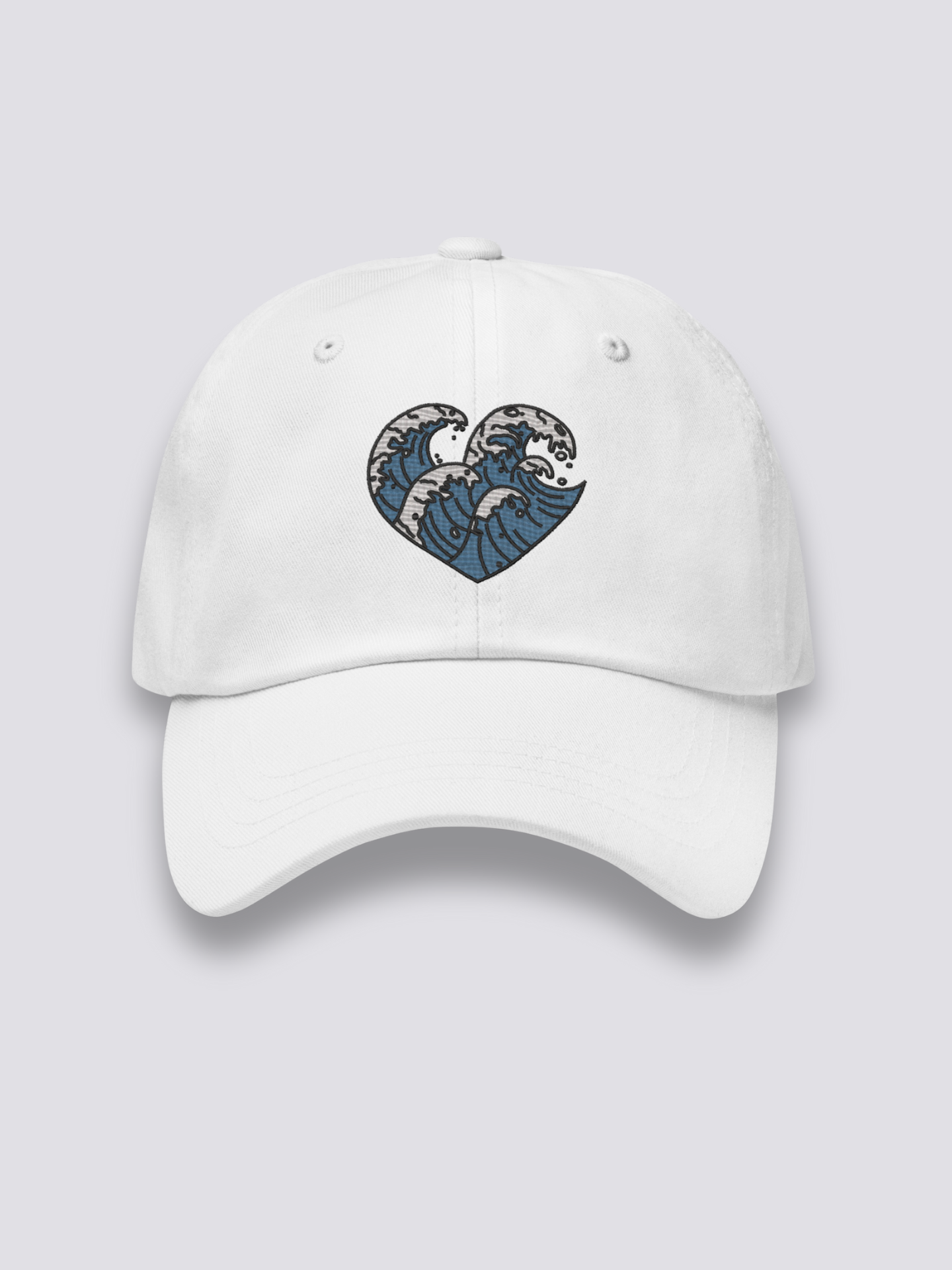 Gorra Olas Japonesas Blanco - Ropa Japonesa