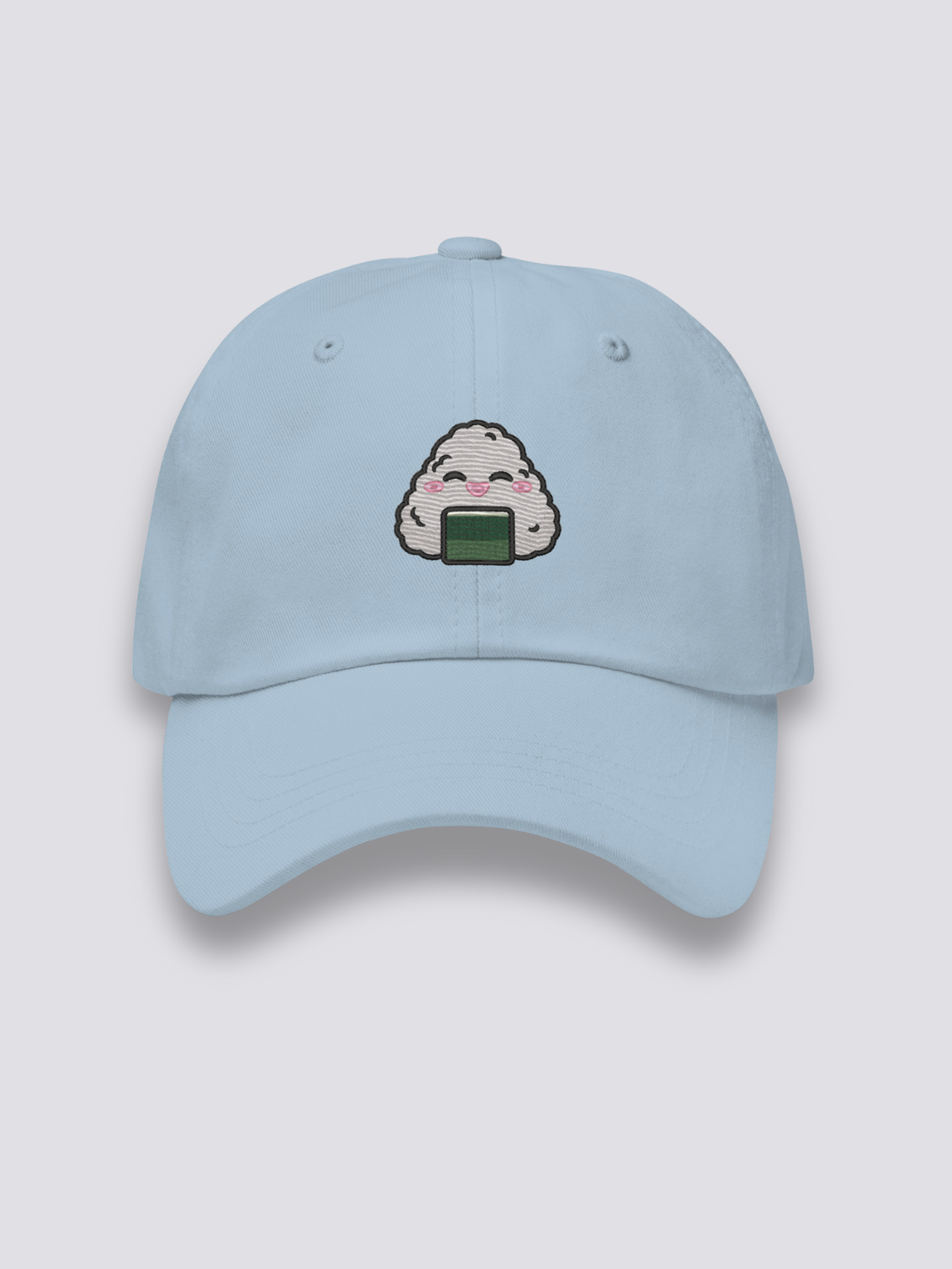 Gorra Onigiri Azul Claro - Ropa Japonesa