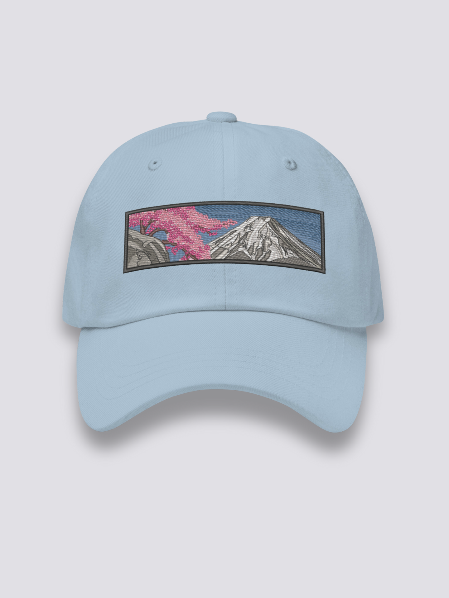Gorra Paisaje Japonés Azul Claro - Ropa Japonesa