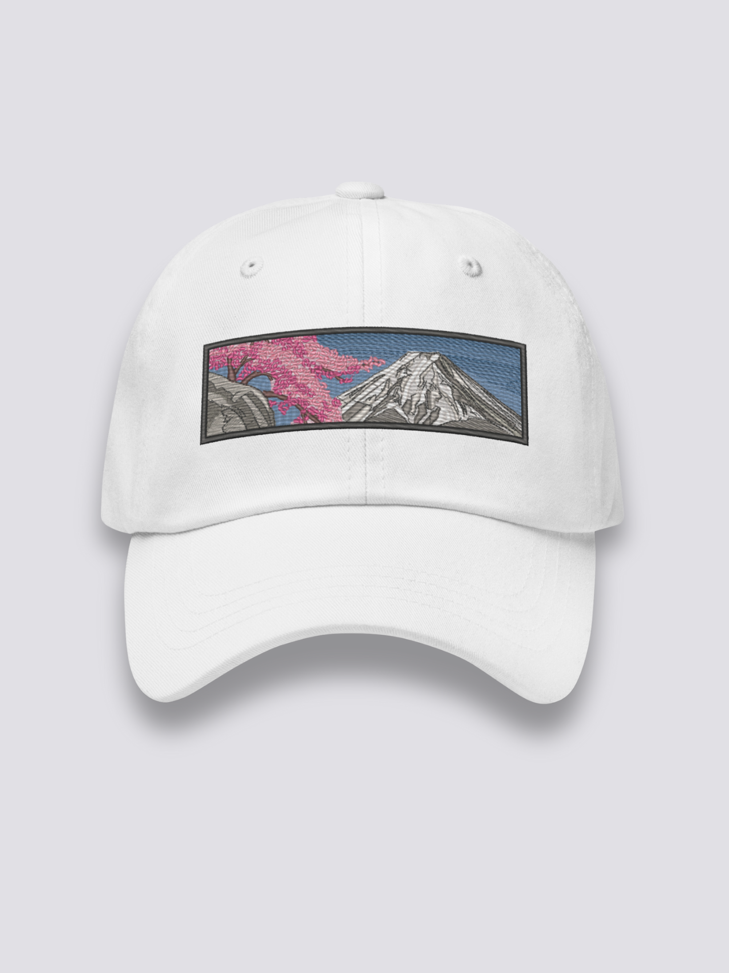 Gorra Paisaje Japonés Blanco - Ropa Japonesa