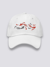 Gorra Pez Japonés Blanco - Ropa Japonesa