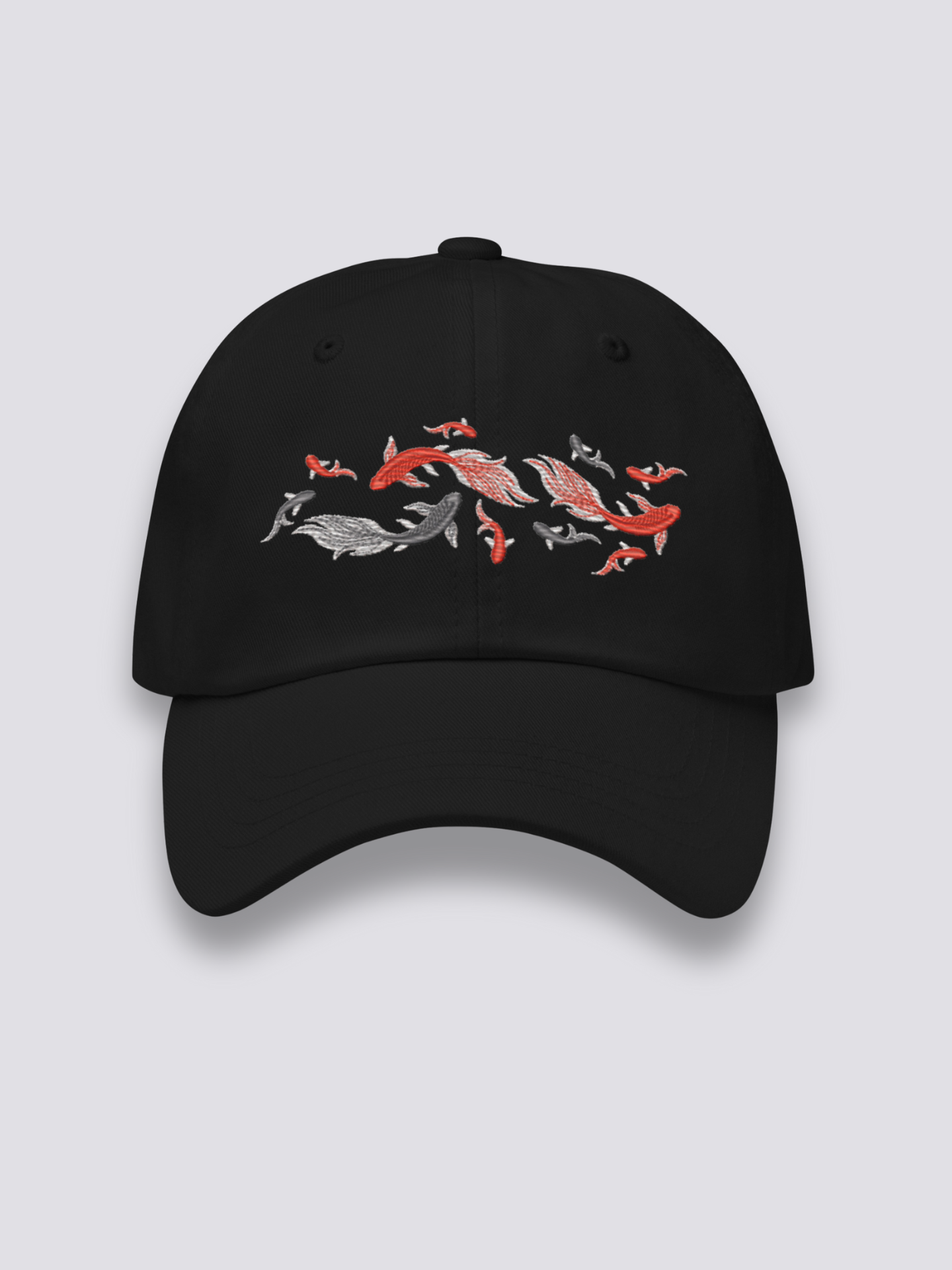 Gorra Pez Japonés Negro - Ropa Japonesa