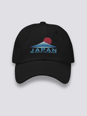 Gorra Rising Sun Negro - Ropa Japonesa