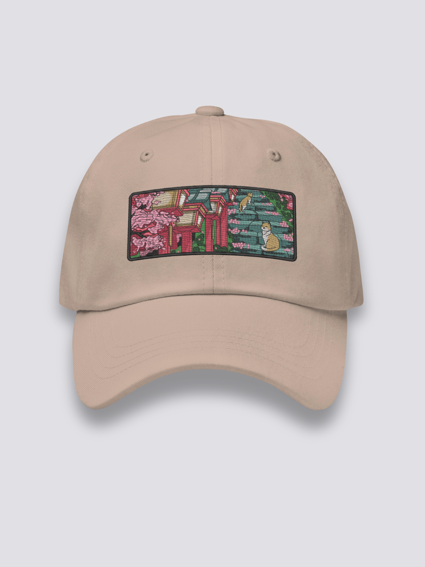 Gorra Templo Japonés Crema - Ropa Japonesa