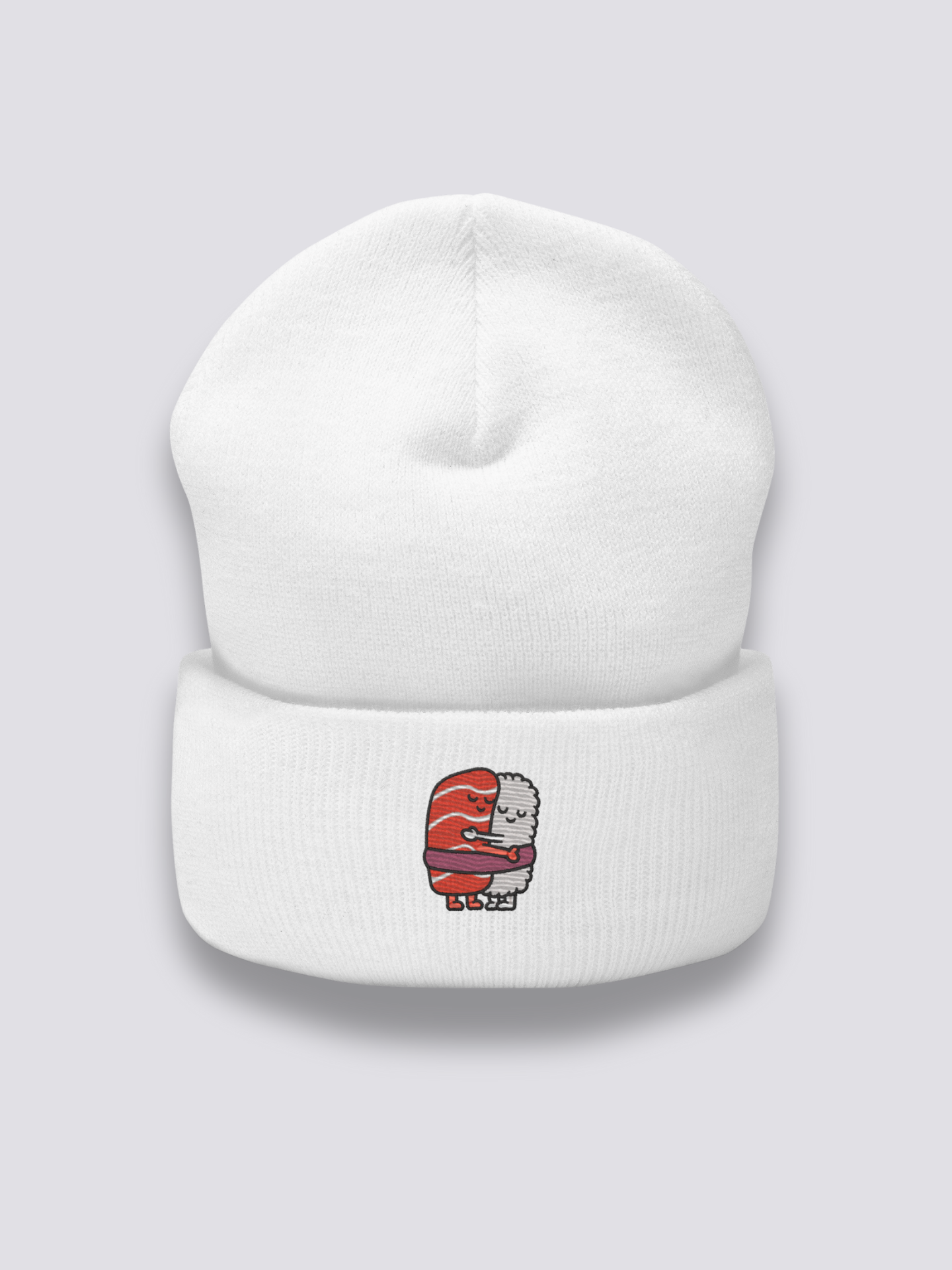 Gorro Arroz Salmón - 鮭ご飯 Blanco - Ropa Japonesa