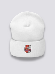 Gorro Arroz Salmón - 鮭ご飯 Blanco - Ropa Japonesa