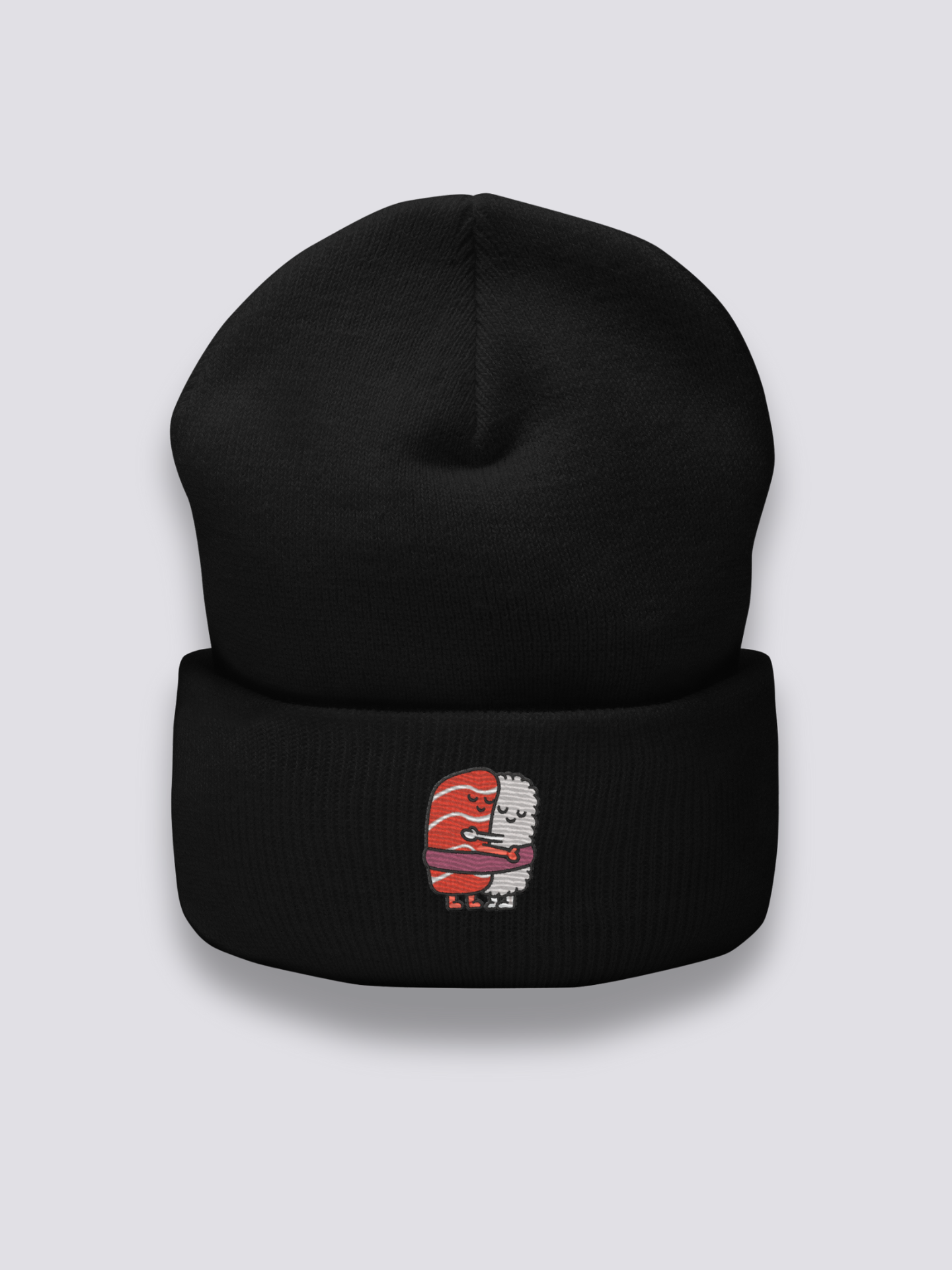 Gorro Arroz Salmón - 鮭ご飯 Negro - Ropa Japonesa