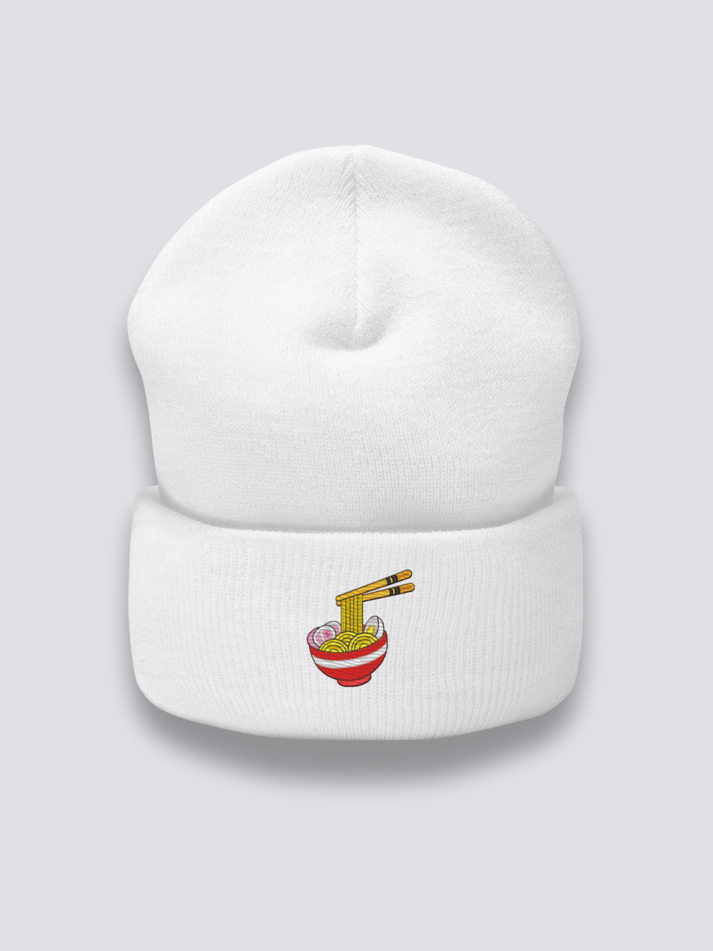 Gorro Bol de Ramen - 拉麺 Blanco - Ropa Japonesa