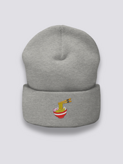 Gorro Bol de Ramen - 拉麺 Gris Jaspeado - Ropa Japonesa