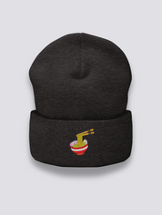 Gorro Bol de Ramen - 拉麺 Gris Oscuro - Ropa Japonesa