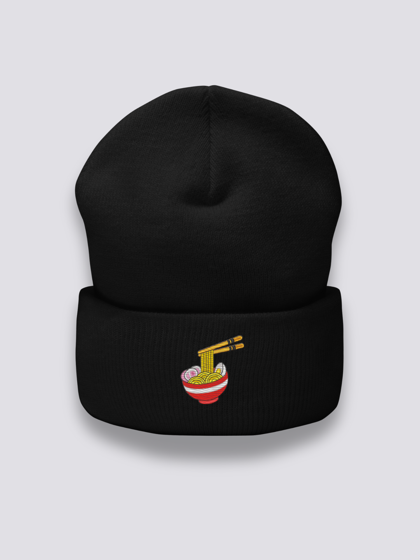 Gorro Bol de Ramen - 拉麺 Negro - Ropa Japonesa