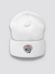 Gorro Bordado Japonés - 水槽 Blanco - Ropa Japonesa