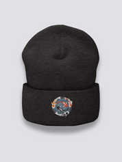 Gorro Bordado Japonés - 水槽 Gris Oscuro - Ropa Japonesa