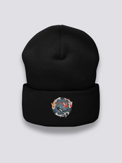 Gorro Bordado Japonés - 水槽 Negro - Ropa Japonesa