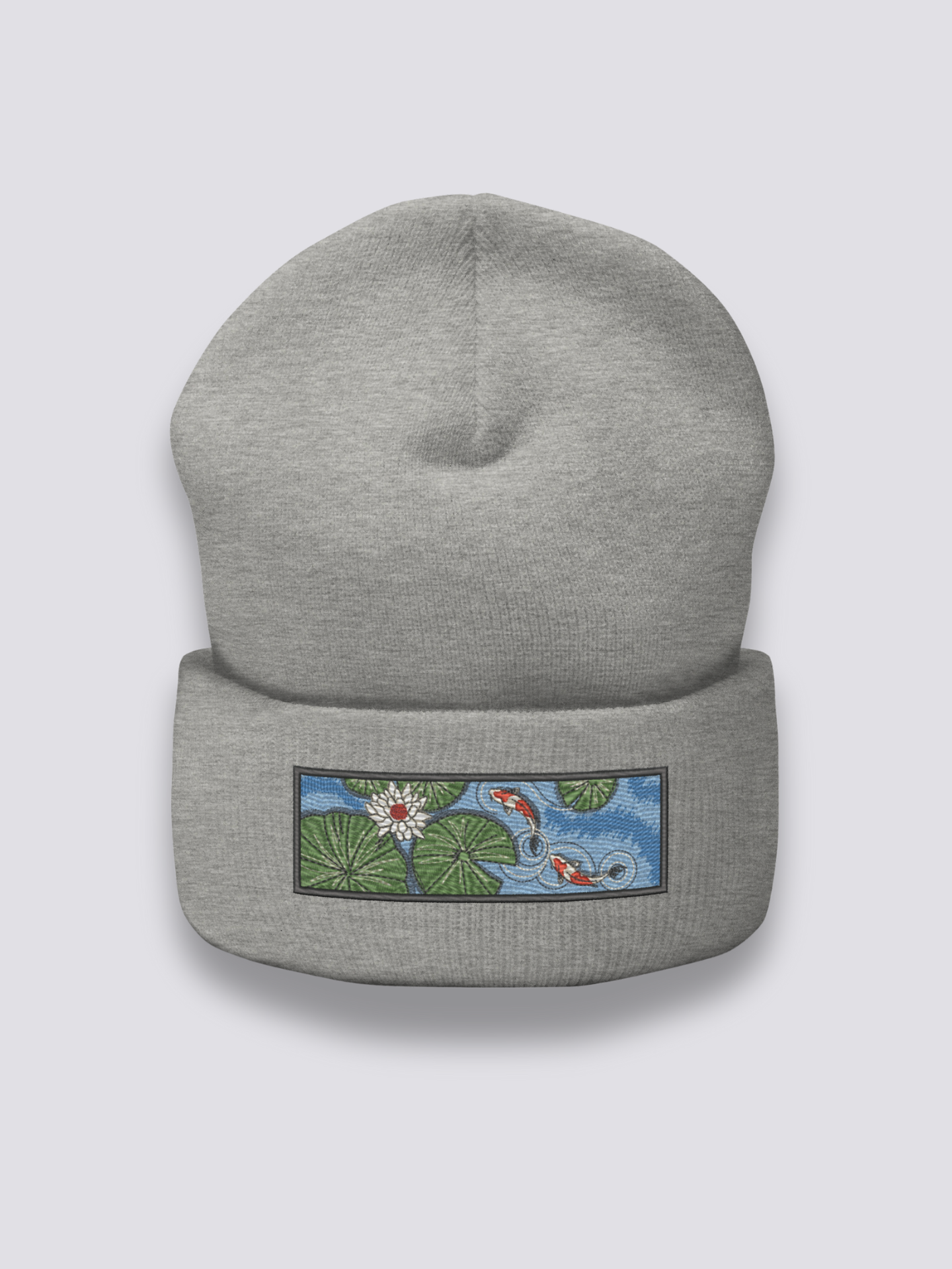 Gorro Carpa Koi - カルペ・コイ Gris Jaspeado - Ropa Japonesa