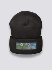 Gorro Carpa Koi - カルペ・コイ Gris Oscuro - Ropa Japonesa