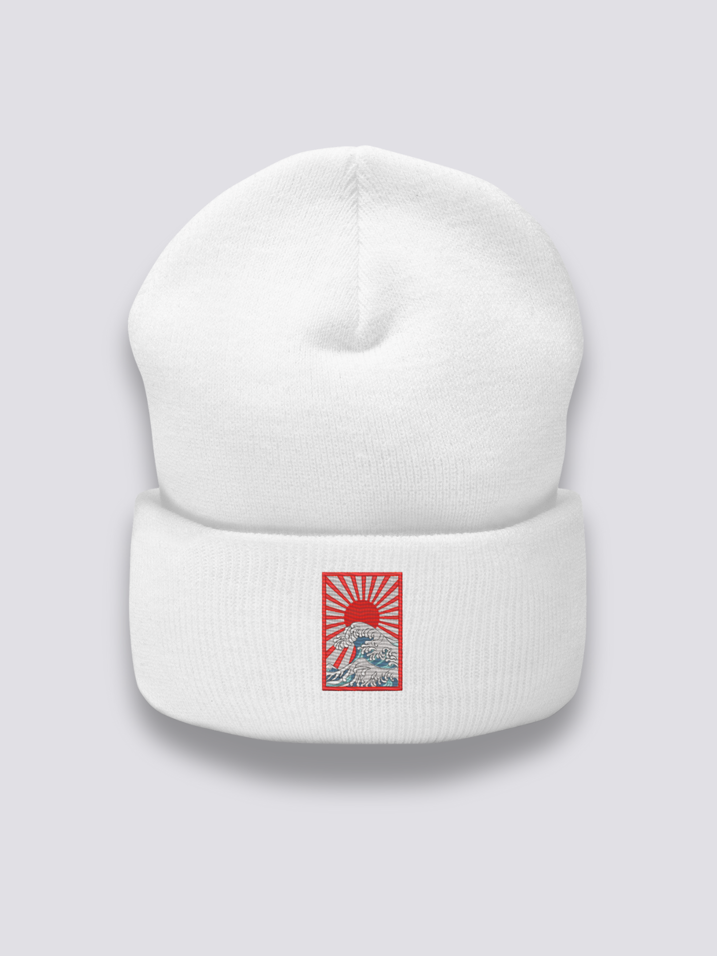 Gorro Hokusai - 北斎 Blanco - Ropa Japonesa