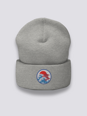 Gorro Logo Japonés - エンブレム Gris Jaspeado - Ropa Japonesa