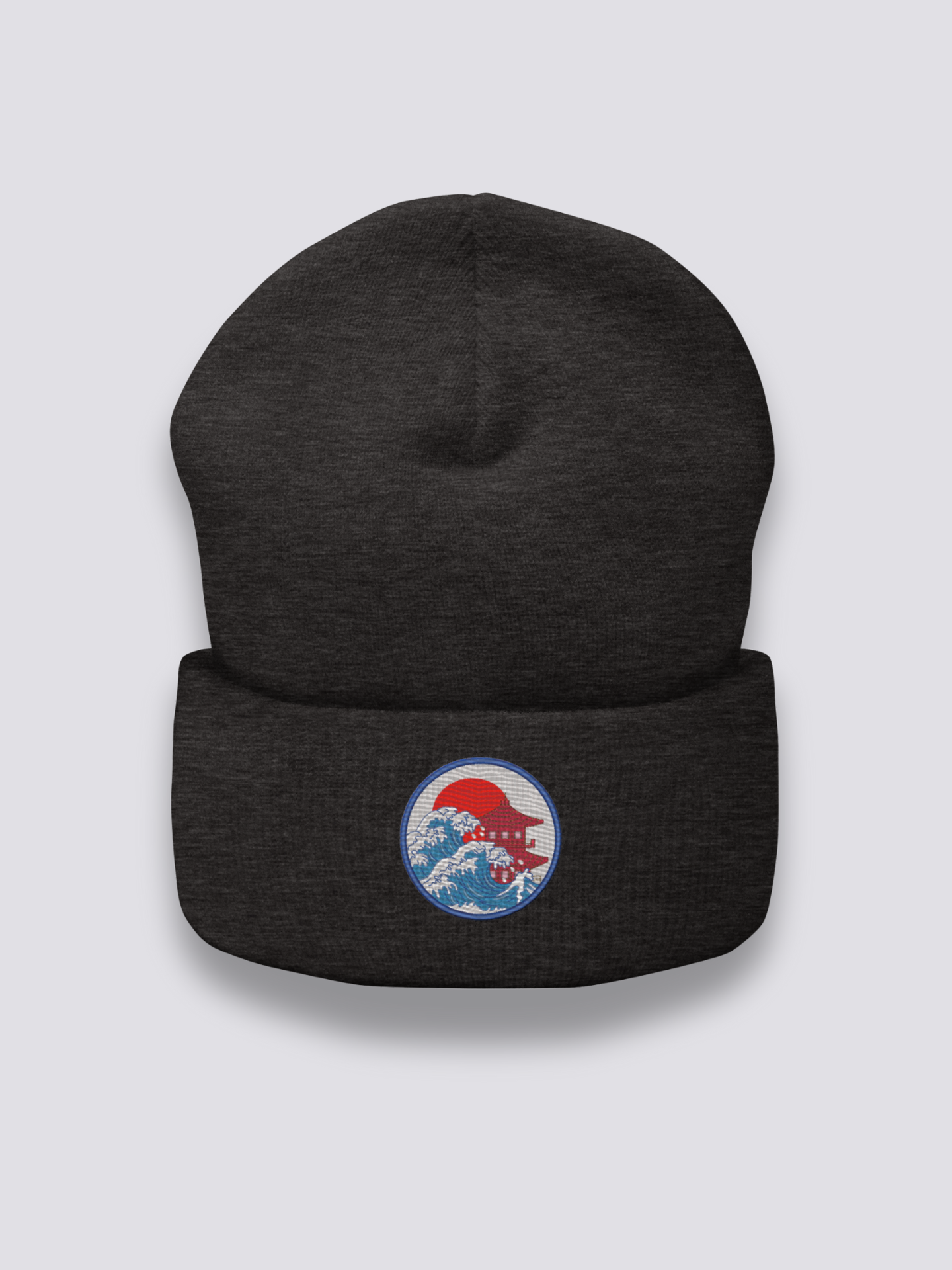 Gorro Logo Japonés - エンブレム Gris Oscuro - Ropa Japonesa