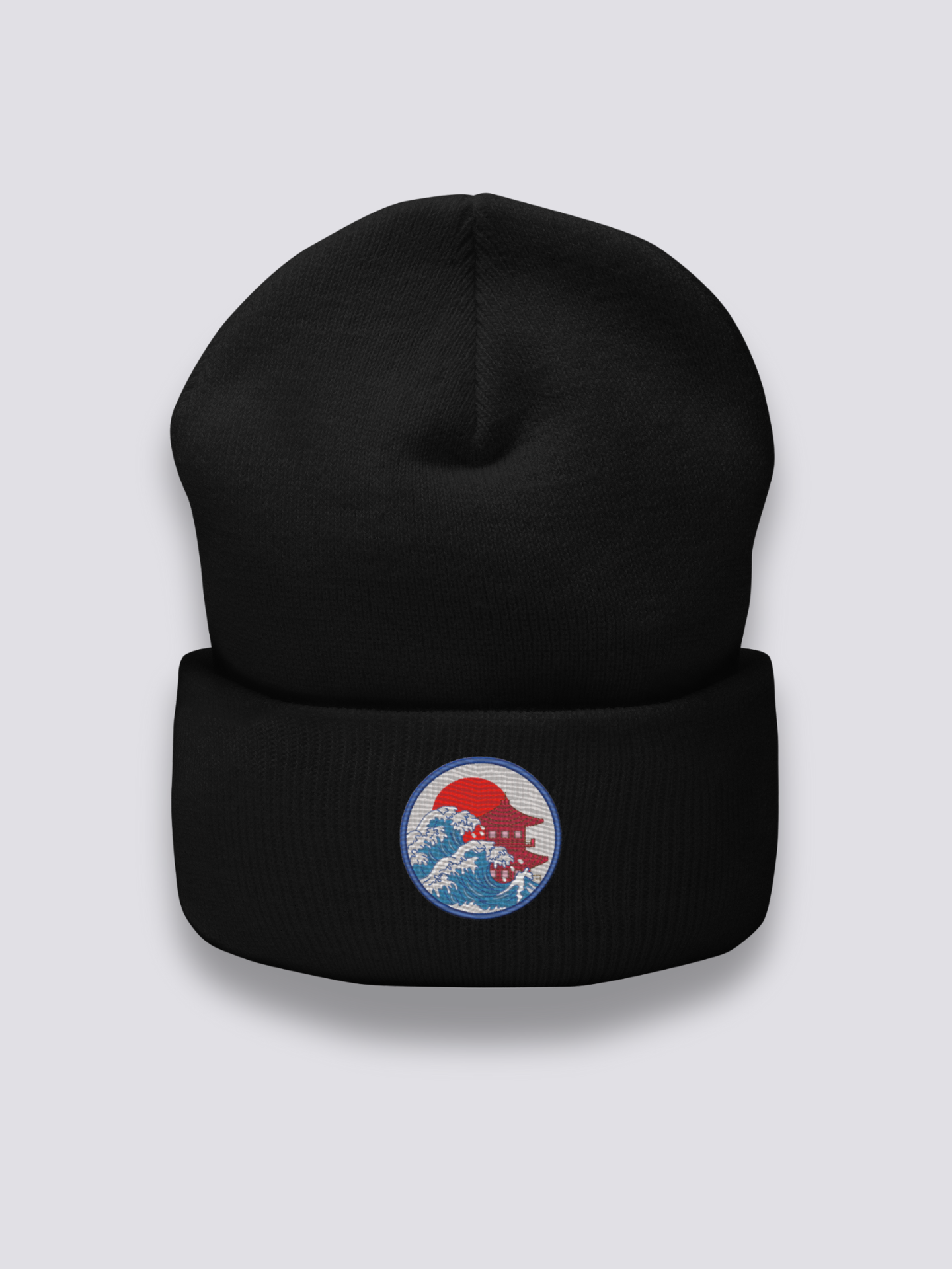 Gorro Logo Japonés - エンブレム Negro - Ropa Japonesa