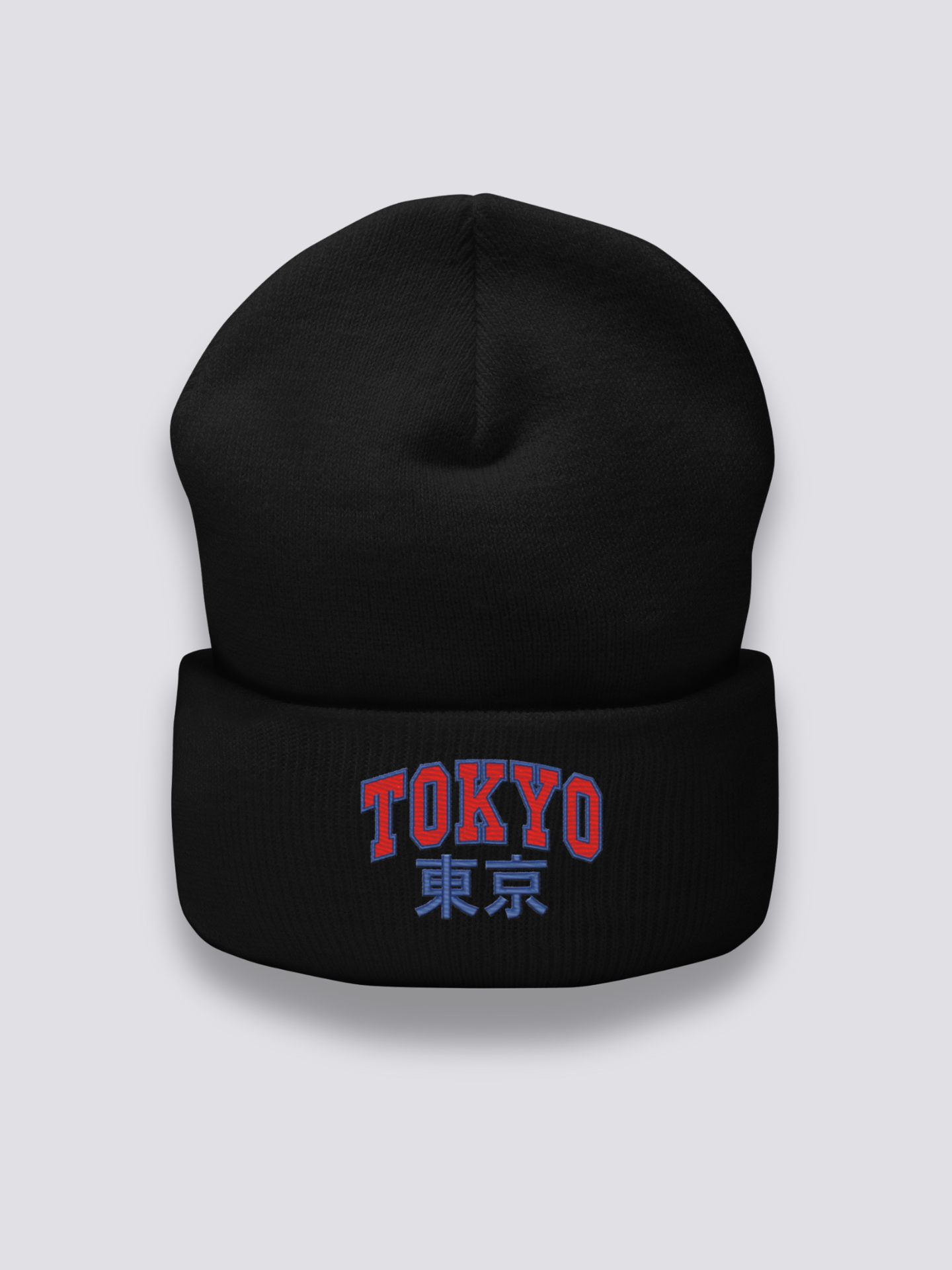 Gorro Logo Tokio - 東京のロゴ Negro - Ropa Japonesa