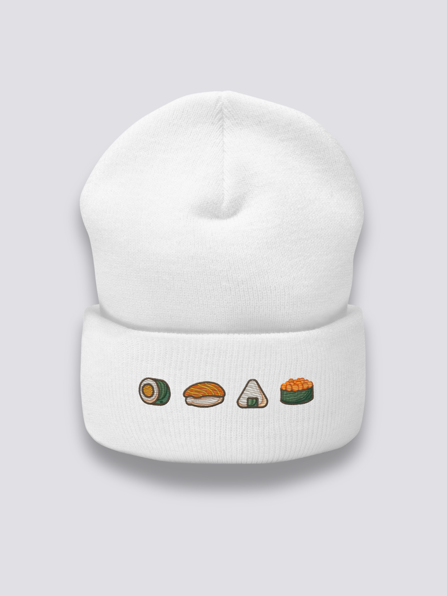Gorro Maki Nigiri Onigiri - おにぎり Blanco - Ropa Japonesa