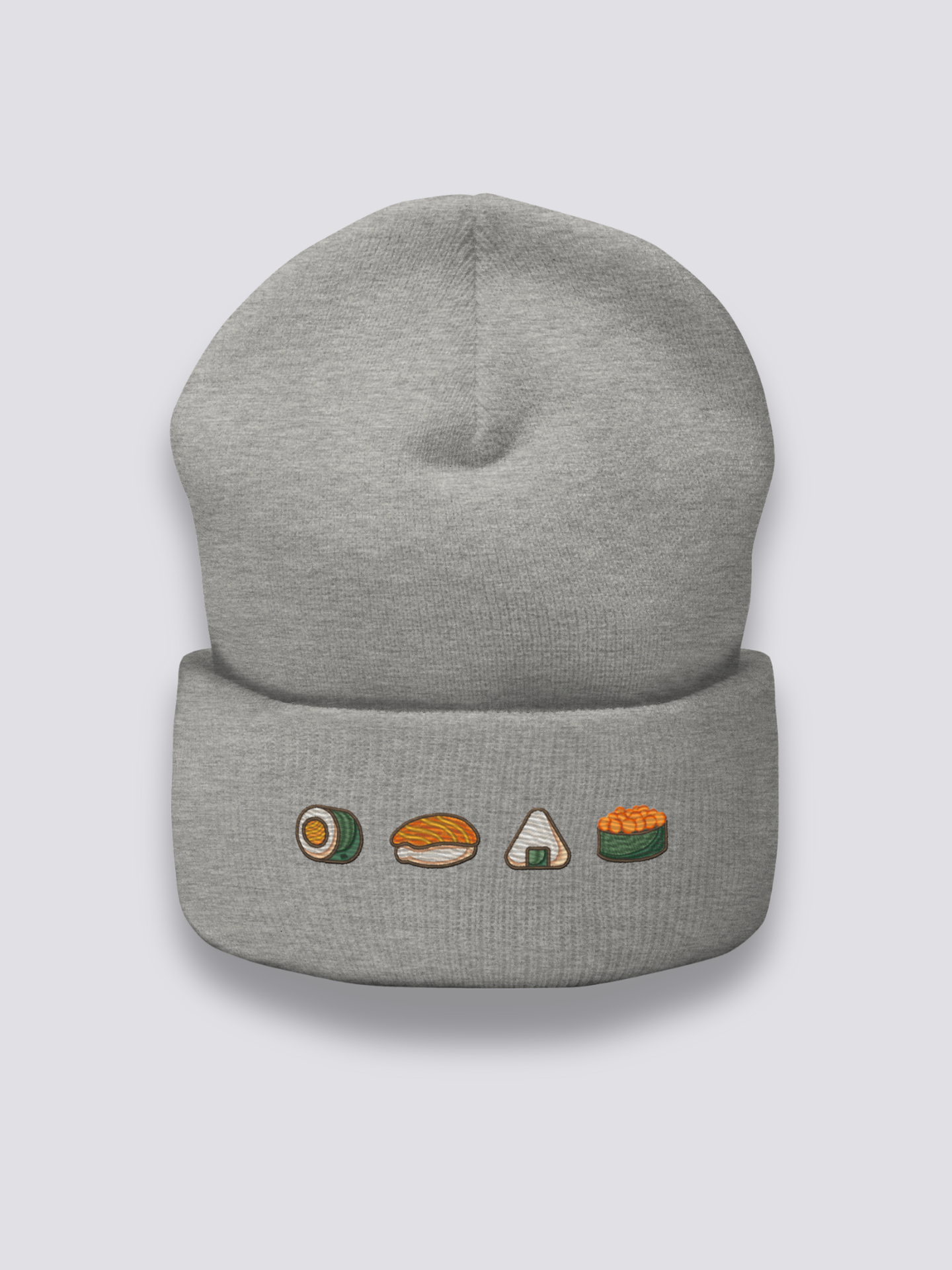 Gorro Maki Nigiri Onigiri - おにぎり Gris Jaspeado - Ropa Japonesa