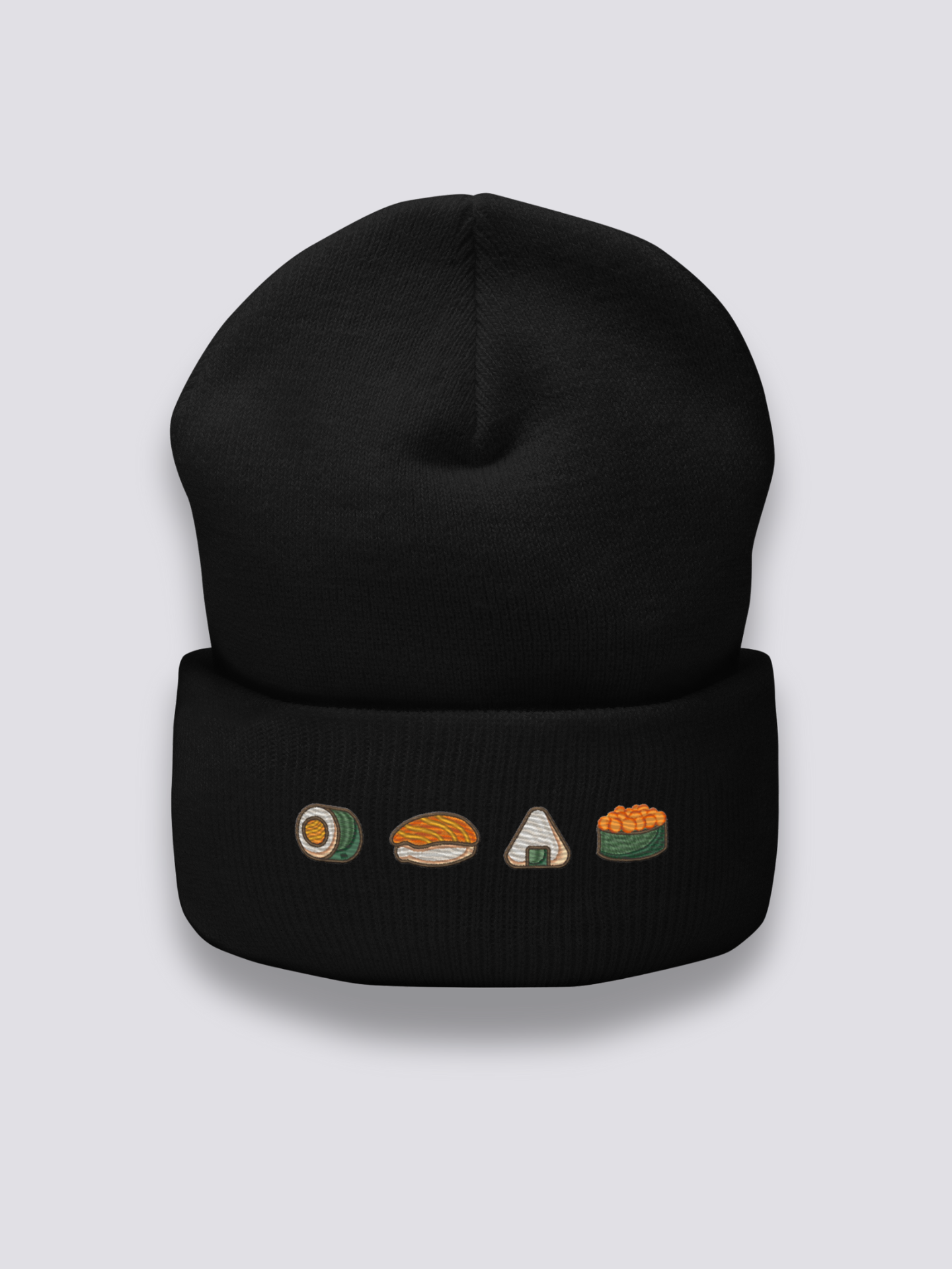 Gorro Maki Nigiri Onigiri - おにぎり Negro - Ropa Japonesa
