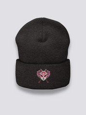 Gorro Máscara Kitsune - キツネのお面 Gris Oscuro - Ropa Japonesa
