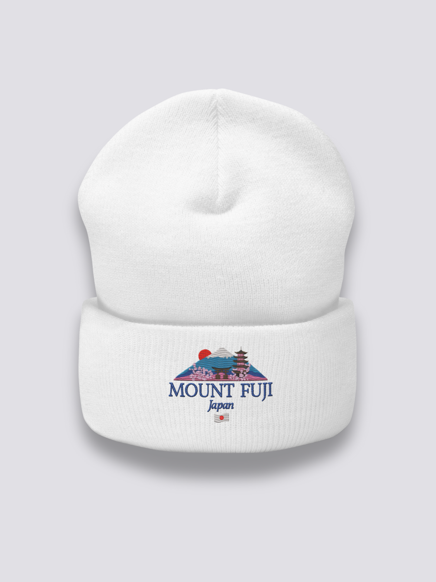 Gorro Monte Fuji - 富士山 Blanco - Ropa Japonesa
