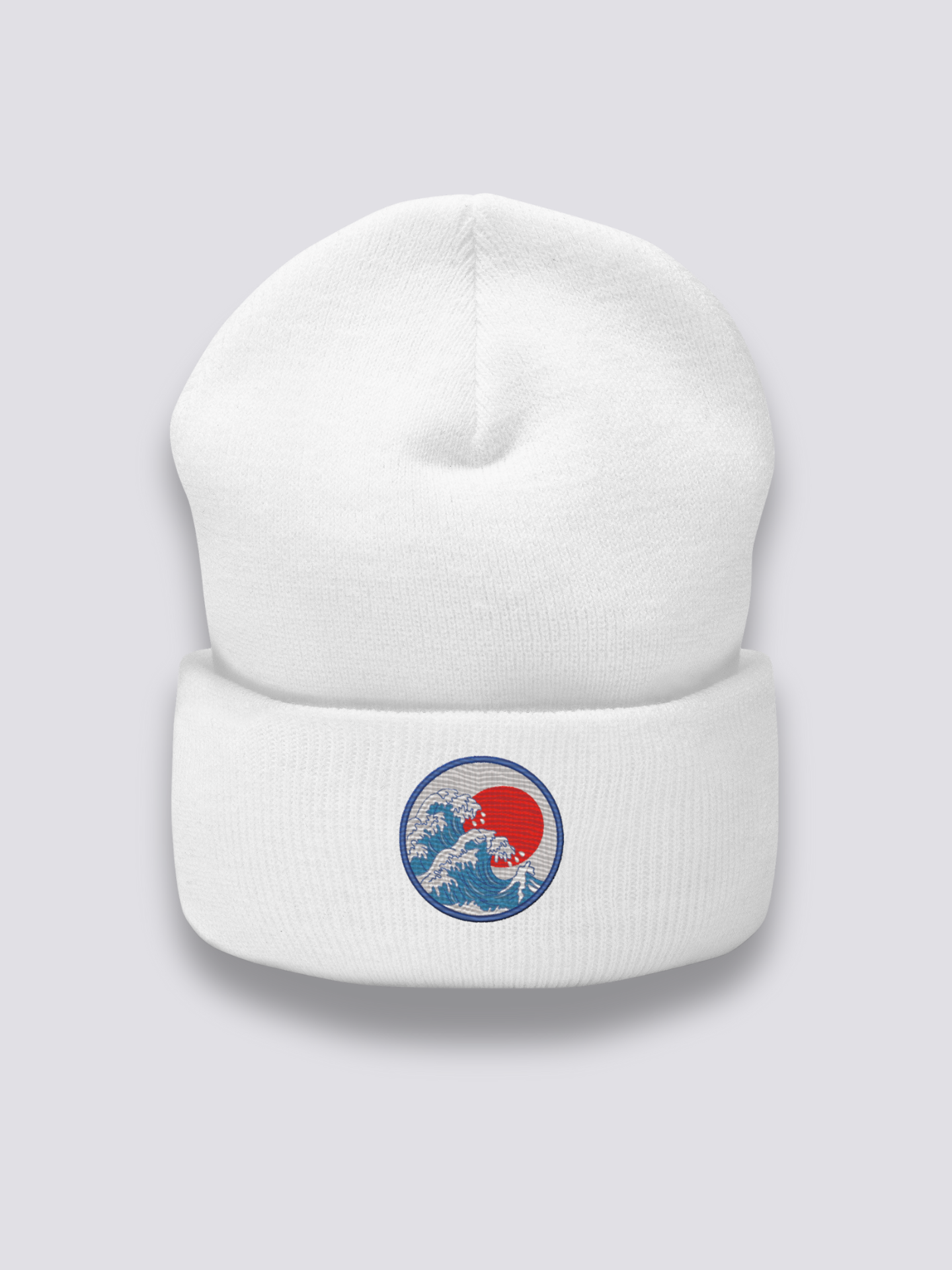 Gorro Ola de Kanagawa - かながわウェーブ Blanco - Ropa Japonesa