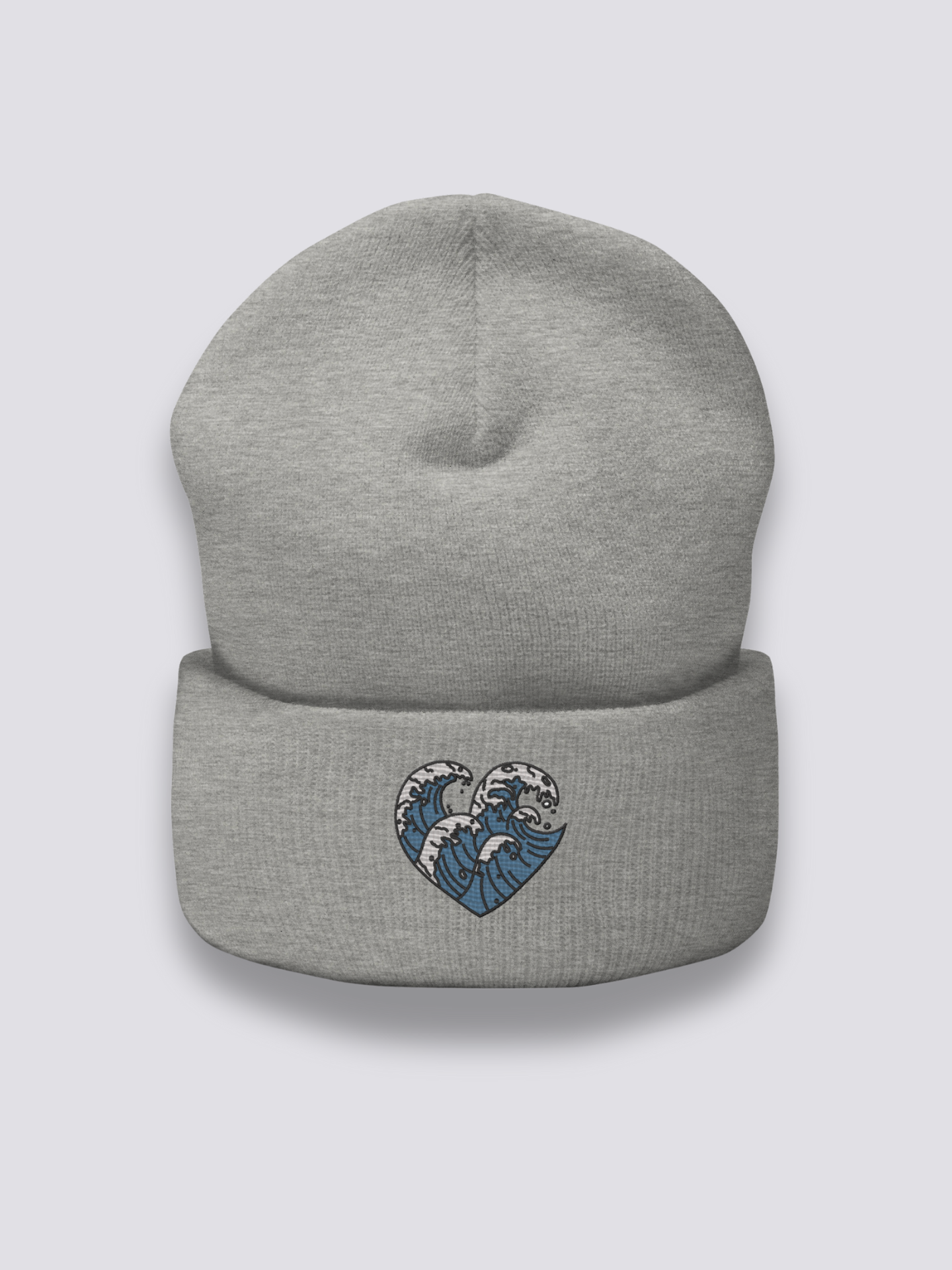 Gorro Olas Japonesas - 日本の波 Gris Jaspeado - Ropa Japonesa