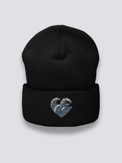 Gorro Olas Japonesas - 日本の波 Negro - Ropa Japonesa