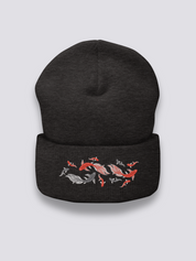 Gorro Pez Japonés - 金魚 Gris Oscuro - Ropa Japonesa