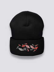 Gorro Pez Japonés - 金魚 Negro - Ropa Japonesa