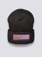 Gorro Primavera Japonesa - 日本の春 Gris Oscuro - Ropa Japonesa