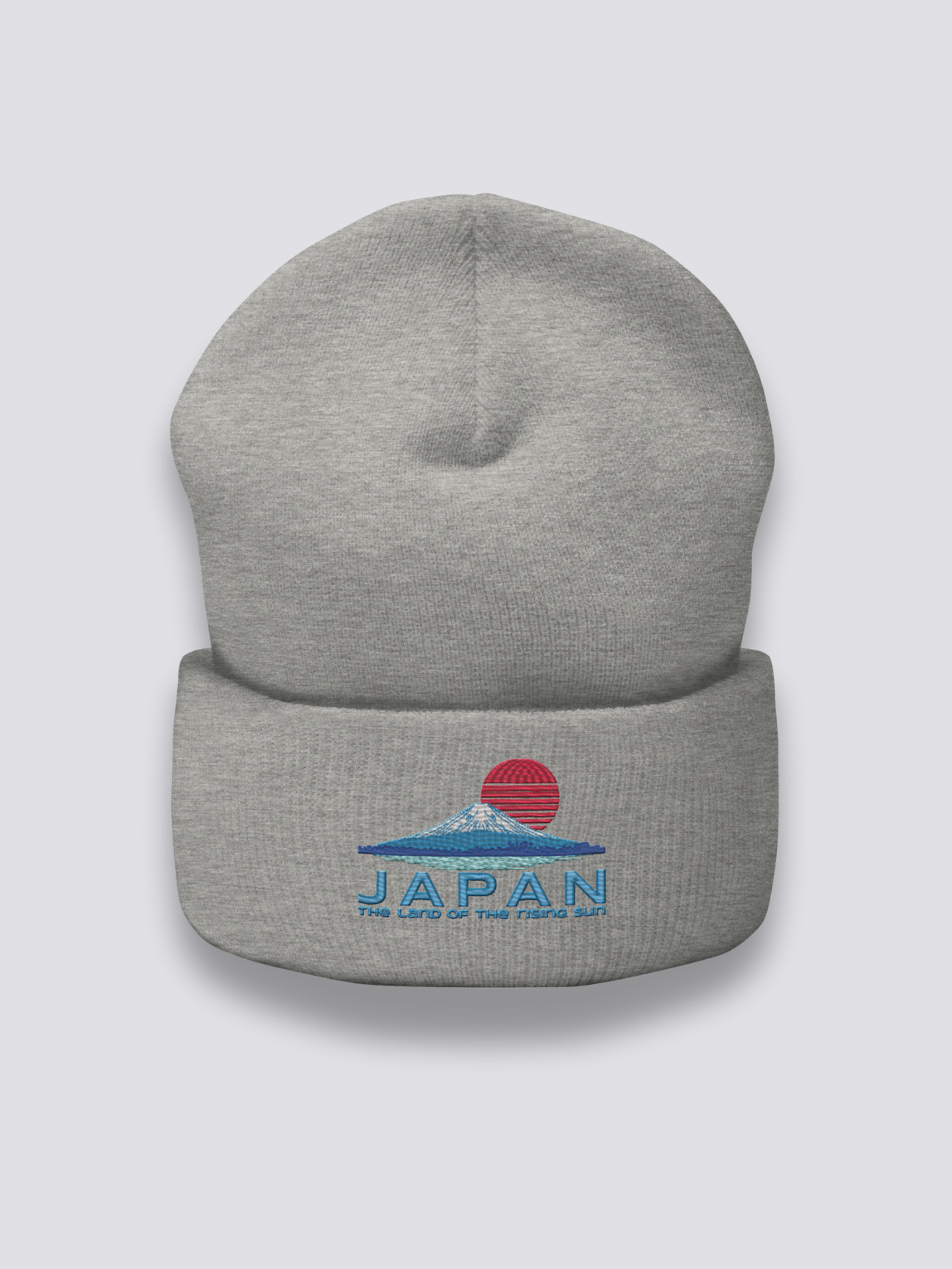 Gorro Rising Sun - 昇る太陽 Gris Jaspeado - Ropa Japonesa
