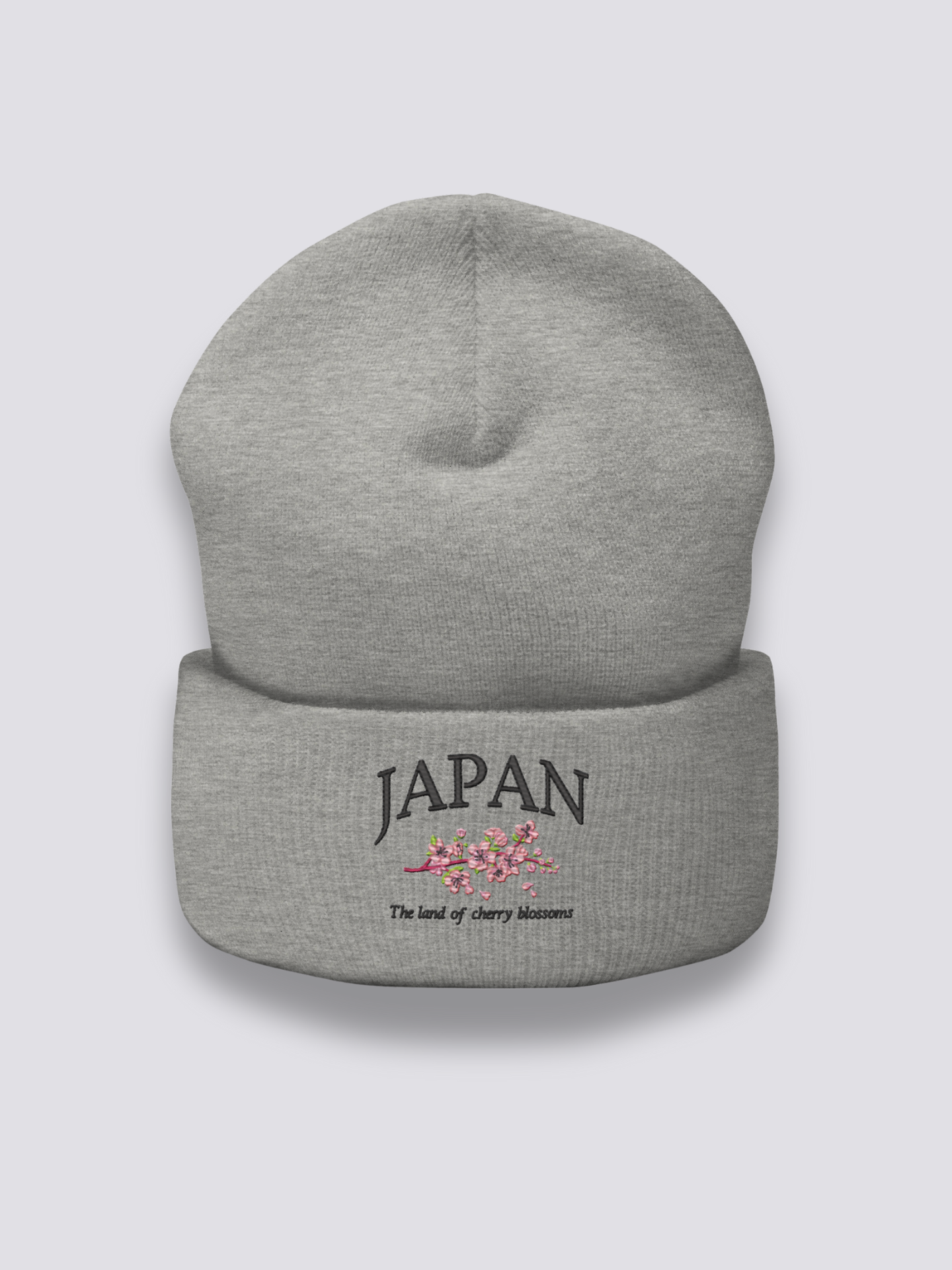 Gorro Sakura - さくら Gris Jaspeado - Ropa Japonesa