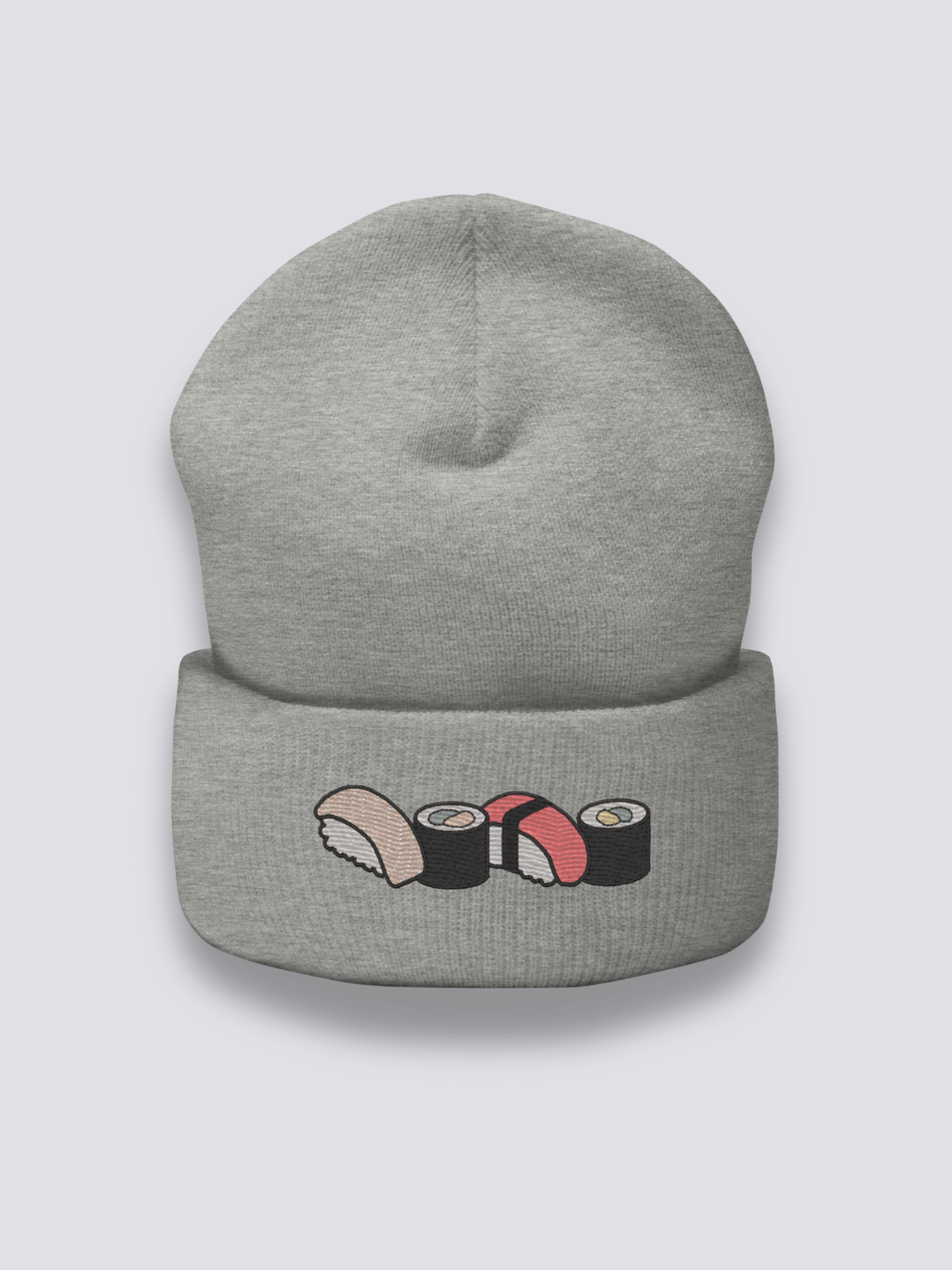 Gorro Sushi Japonés - 日本の寿司 Gris Jaspeado - Ropa Japonesa