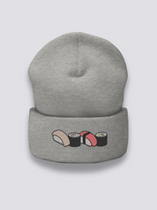 Gorro Sushi Japonés - 日本の寿司 Gris Jaspeado - Ropa Japonesa