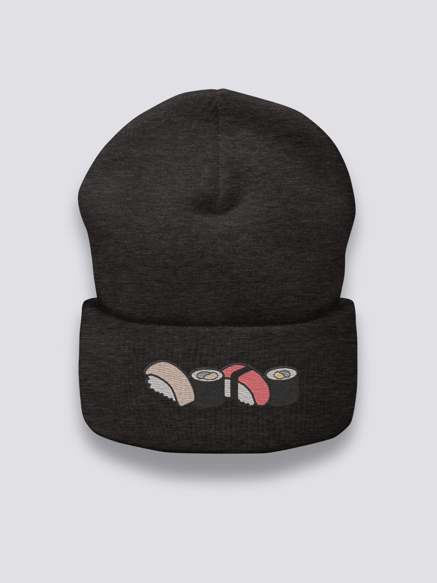 Gorro Sushi Japonés - 日本の寿司 Gris Oscuro - Ropa Japonesa