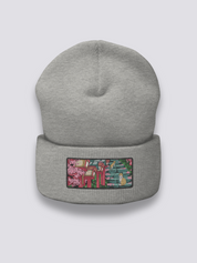 Gorro Templo Japonés - 日本の寺院 Gris Jaspeado - Ropa Japonesa