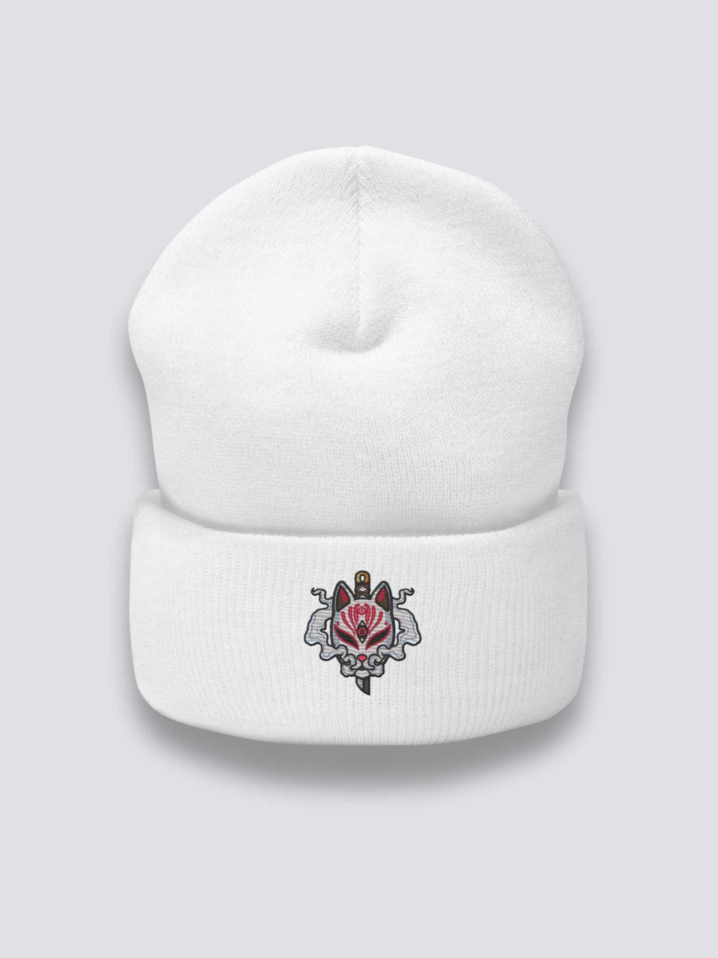 Gorro Zorro Japonés - キツネ Blanco - Ropa Japonesa