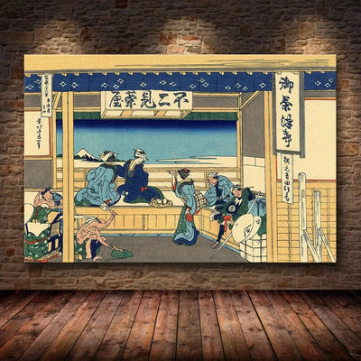 Grabado Japonés Geisha 'Shiata'