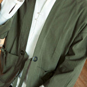 Kimono verde de hombre 'Yuudai'