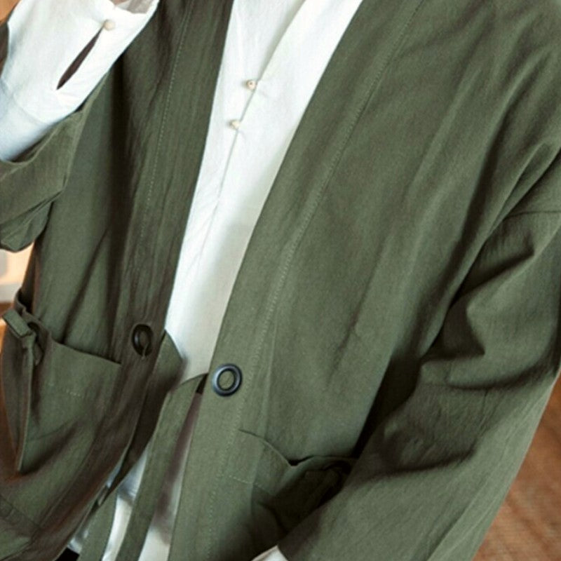 Kimono verde de hombre 'Yuudai'